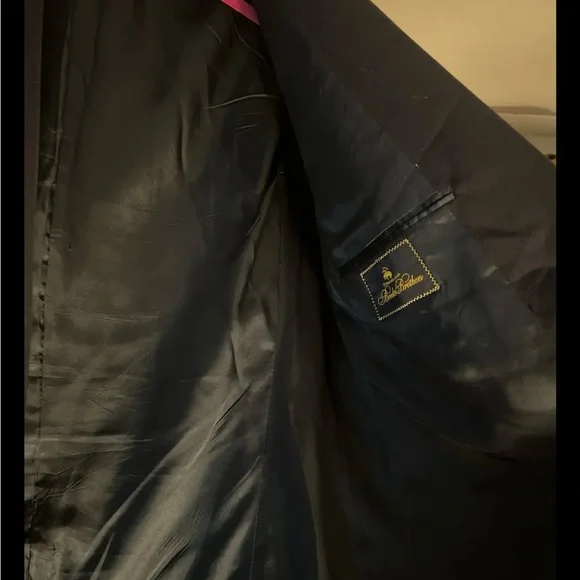 Brooks Brothers Dark Navy Blue Blazer. Size 41 Long. - Picture 3 of 6